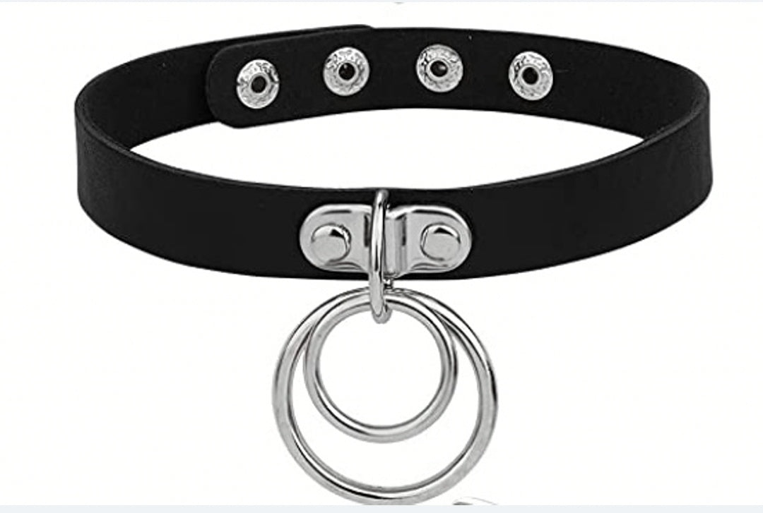 Choker PU-Leder schwarz