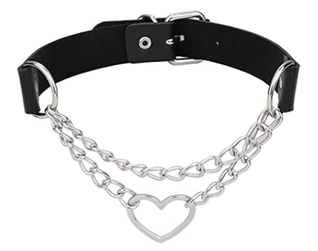Choker PU-Leder schwarz