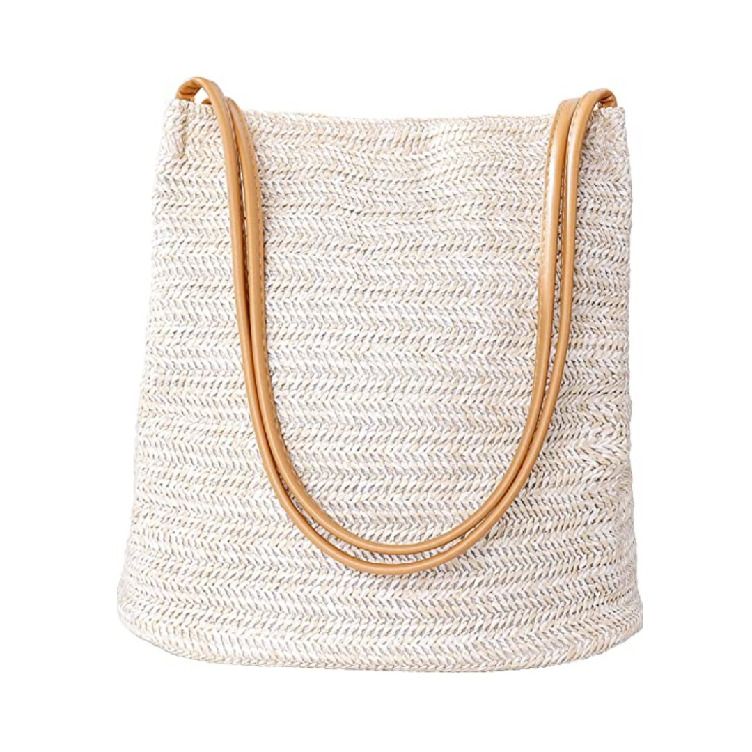Tasche Stroh Flechtmuster