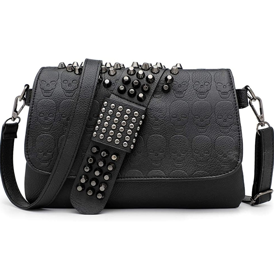 Tasche Totenköpfe Nieten