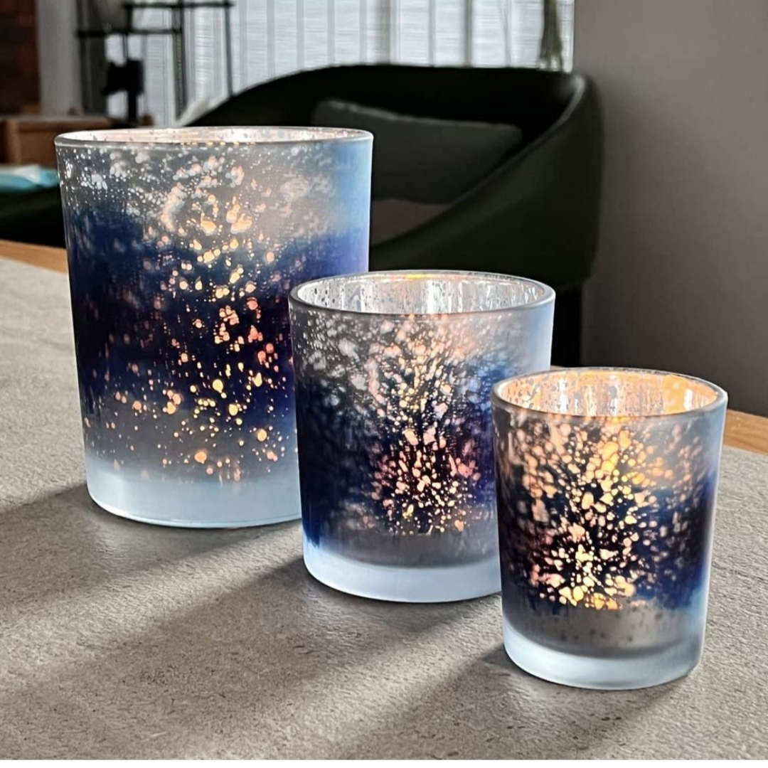 Teelichthalter Glas 3er Set