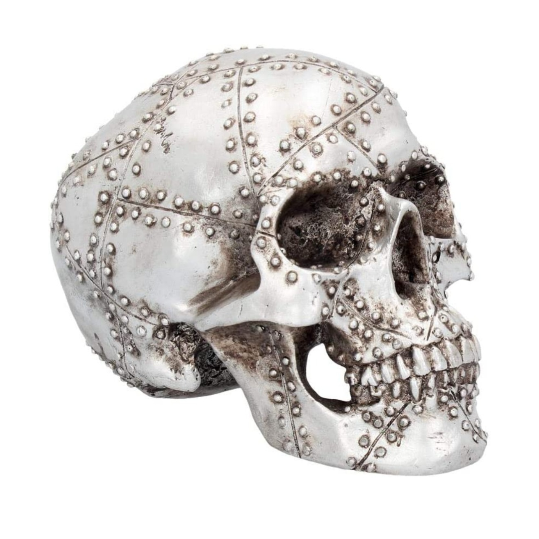 Deko Totenkopf Nieten, Kunstharz