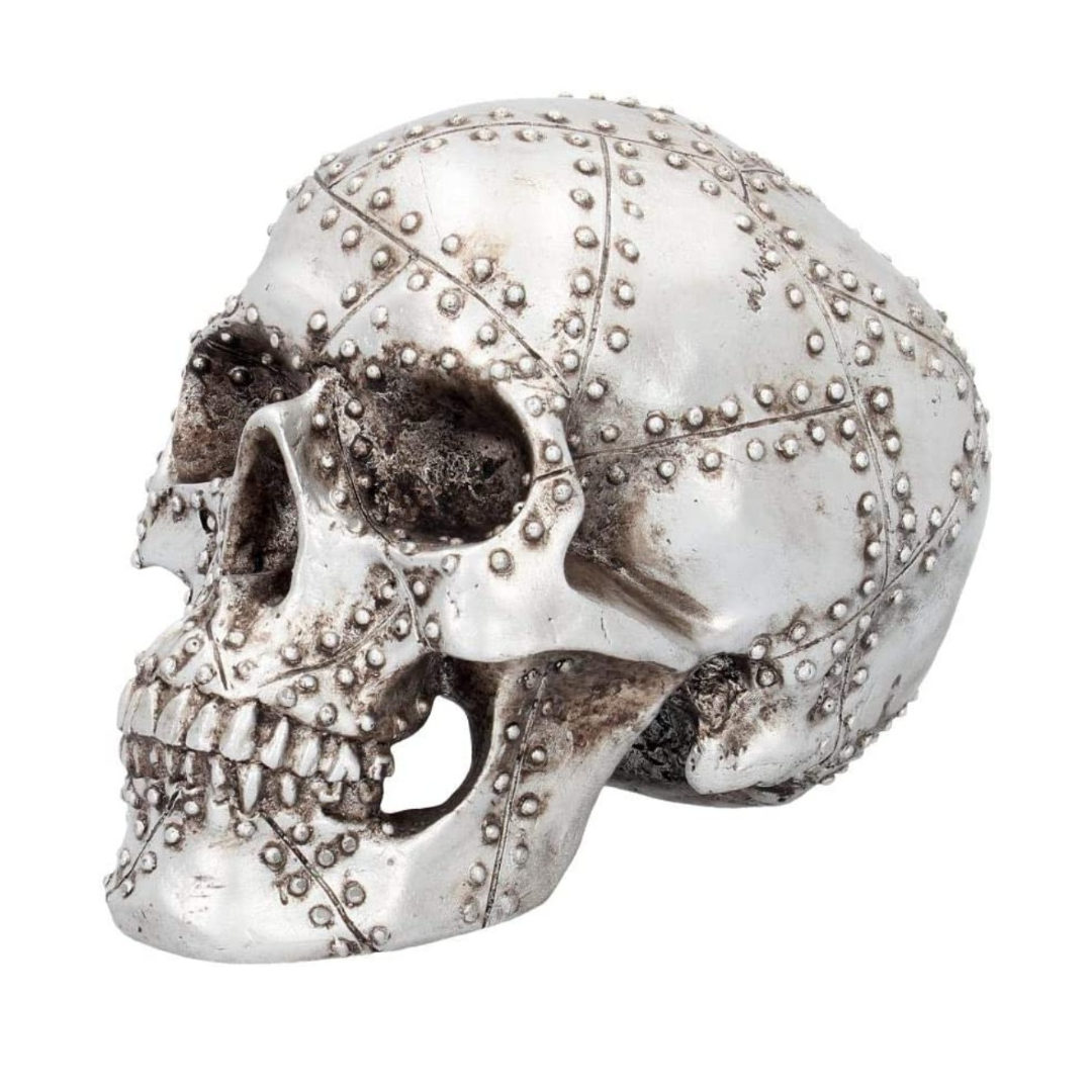 Deko Totenkopf Nieten, Kunstharz