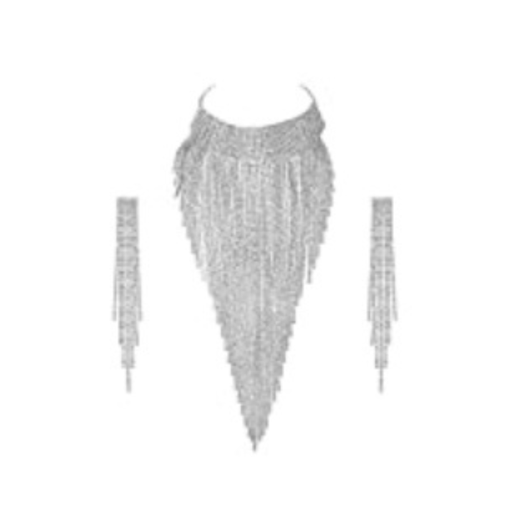 Halskette Strass, Modeschmuck