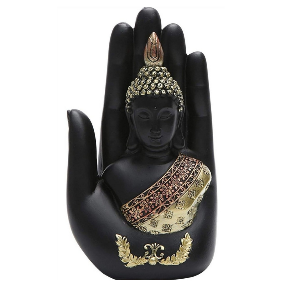 Deko Buddha thailändisch, Kunstharz, 18x7x10,5cm