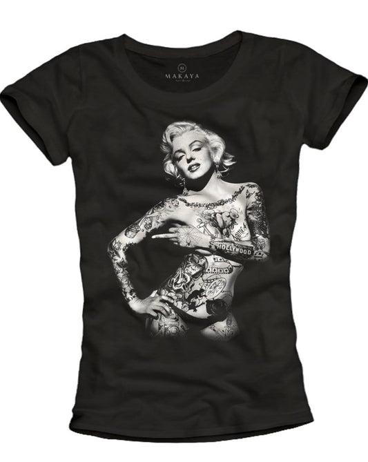 T-Shirt Marilyn Monroe, Damen, Baumwolle