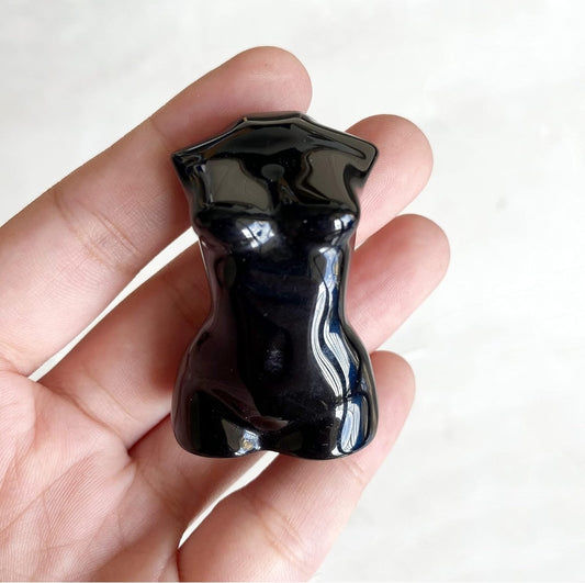 Deko Torso, Obsidian, 50mm