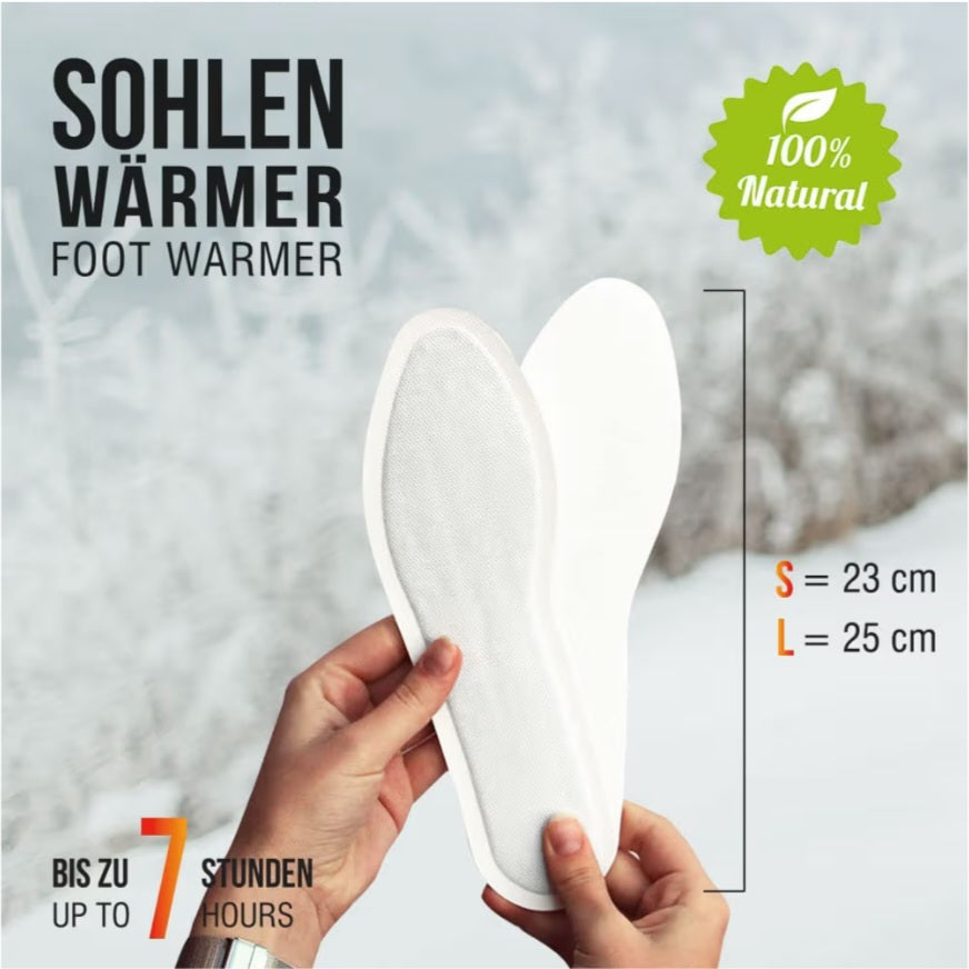 Sohlenwärmer mit Aktivkohle
