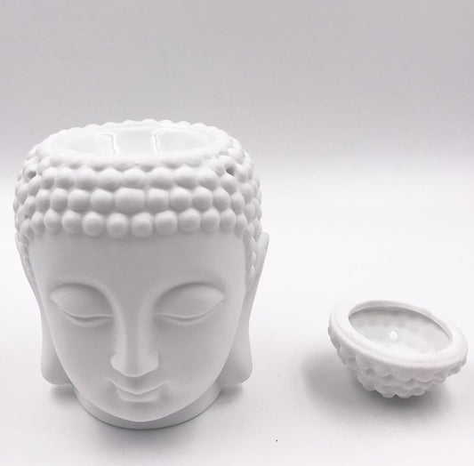 Teelichthalter Buddha, Keramik, 14x10cm