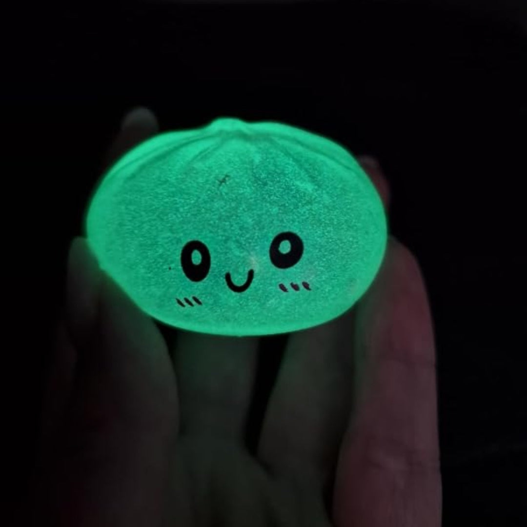 Squishy Anti-Stress-Ball Baozi, nachtleuchtend