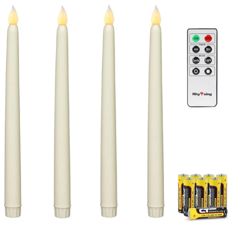 Spitzkerzen LED mit Batterien