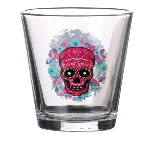 Trinkglas Totenkopf, 250ml, 9x13cm