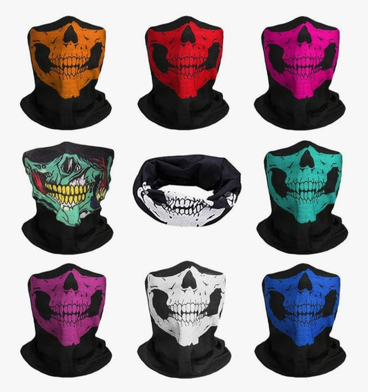 Halstuch Schlauch mit Totenkopf