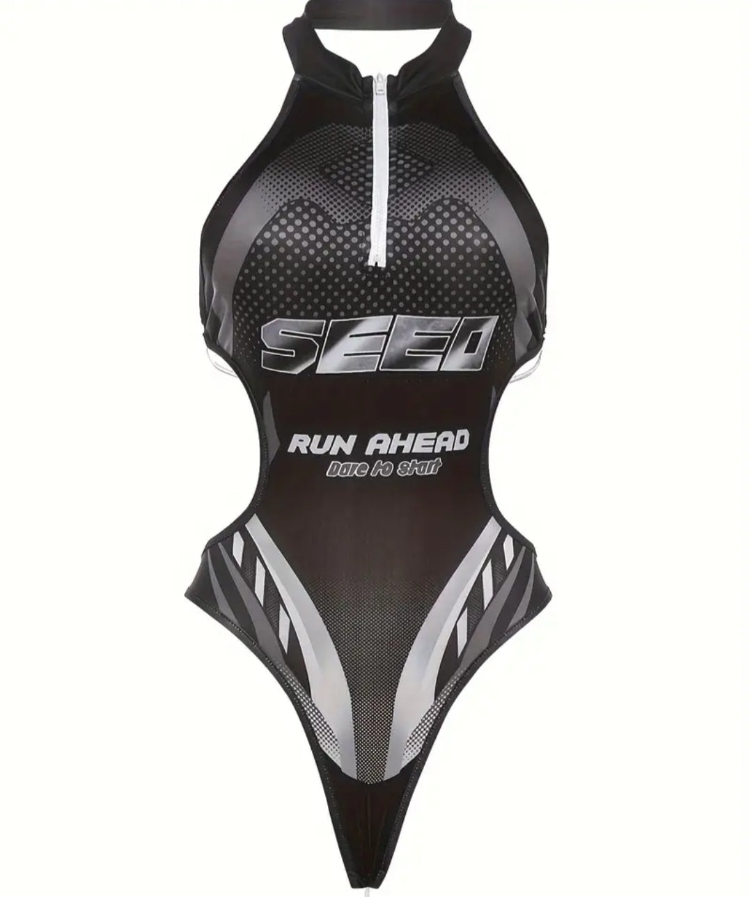 Body Streetwear mit Zipp, 95% Polyester, 5% Elasthan, Verschluss Druckknöpfe