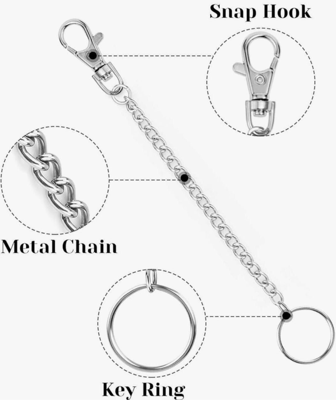 Schlüsselkette mit Karabiner