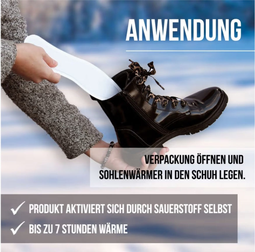 Sohlenwärmer mit Aktivkohle