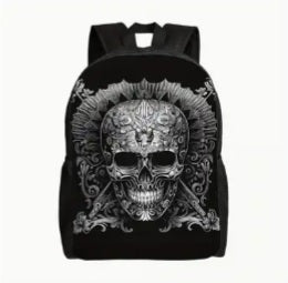 Rucksack Totenkopf, Polyester, 45x31x16cm