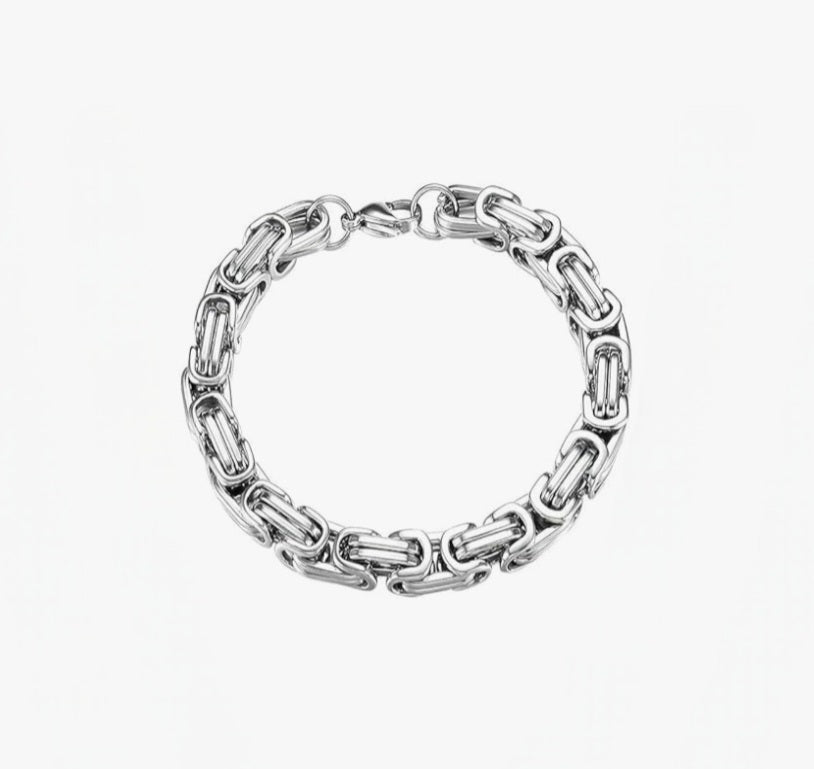 Armband Edelstahl, 23cmx6mm