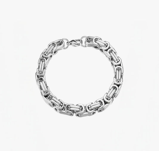 Armband Edelstahl, 23cmx6mm
