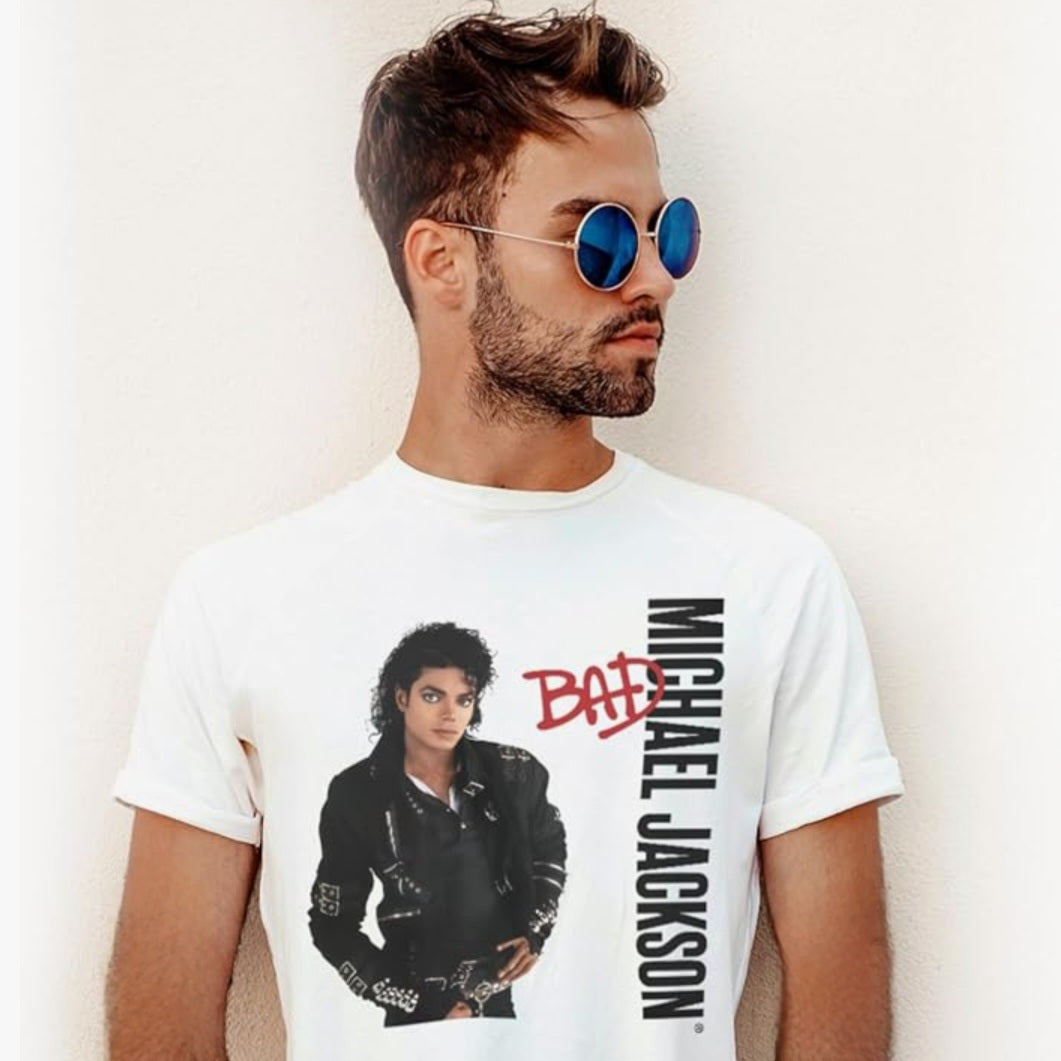 T-Shirt Michael Jackson BAD, Baumwolle