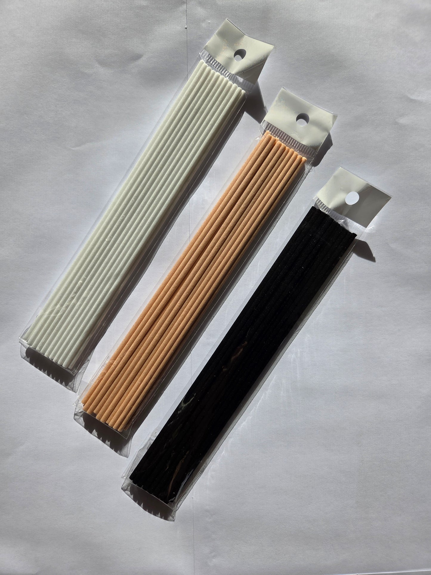 Rattanstäbchen für Raumduft oder ätherische Öle, 20Stk./Packung, 20cmx3mm, in 3 Farben erhältlich