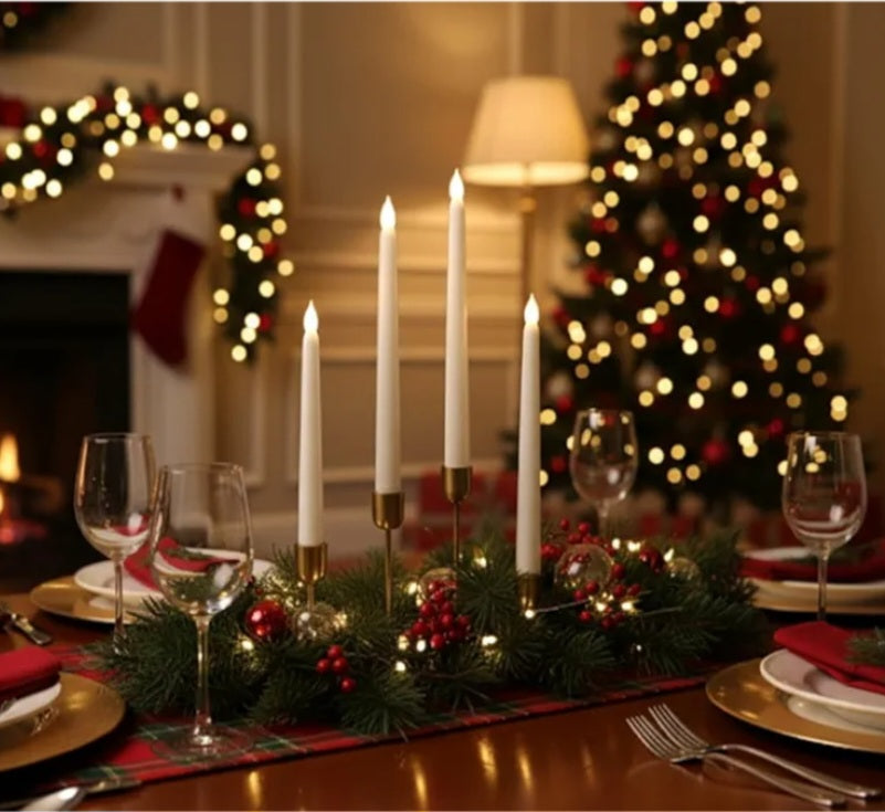 Spitzkerzen LED mit Batterien