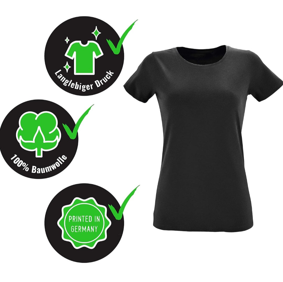 T-Shirt Damen, Baumwolle