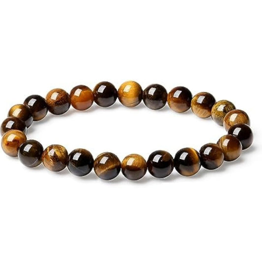 Armband Tigerauge, Kugeln 8mm