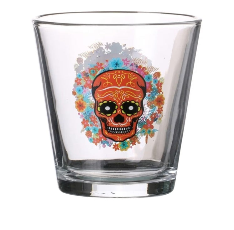 Trinkglas Totenkopf, 250ml, 9x13cm