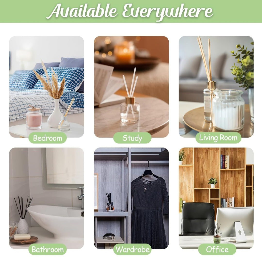 Rattanstäbchen für Raumduft oder ätherische Öle, 20Stk./Packung, 20cmx3mm, in 3 Farben erhältlich