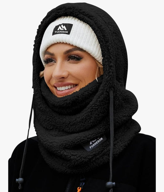 Sturmhaube schwarz, Unisex, Fleece Balaclava