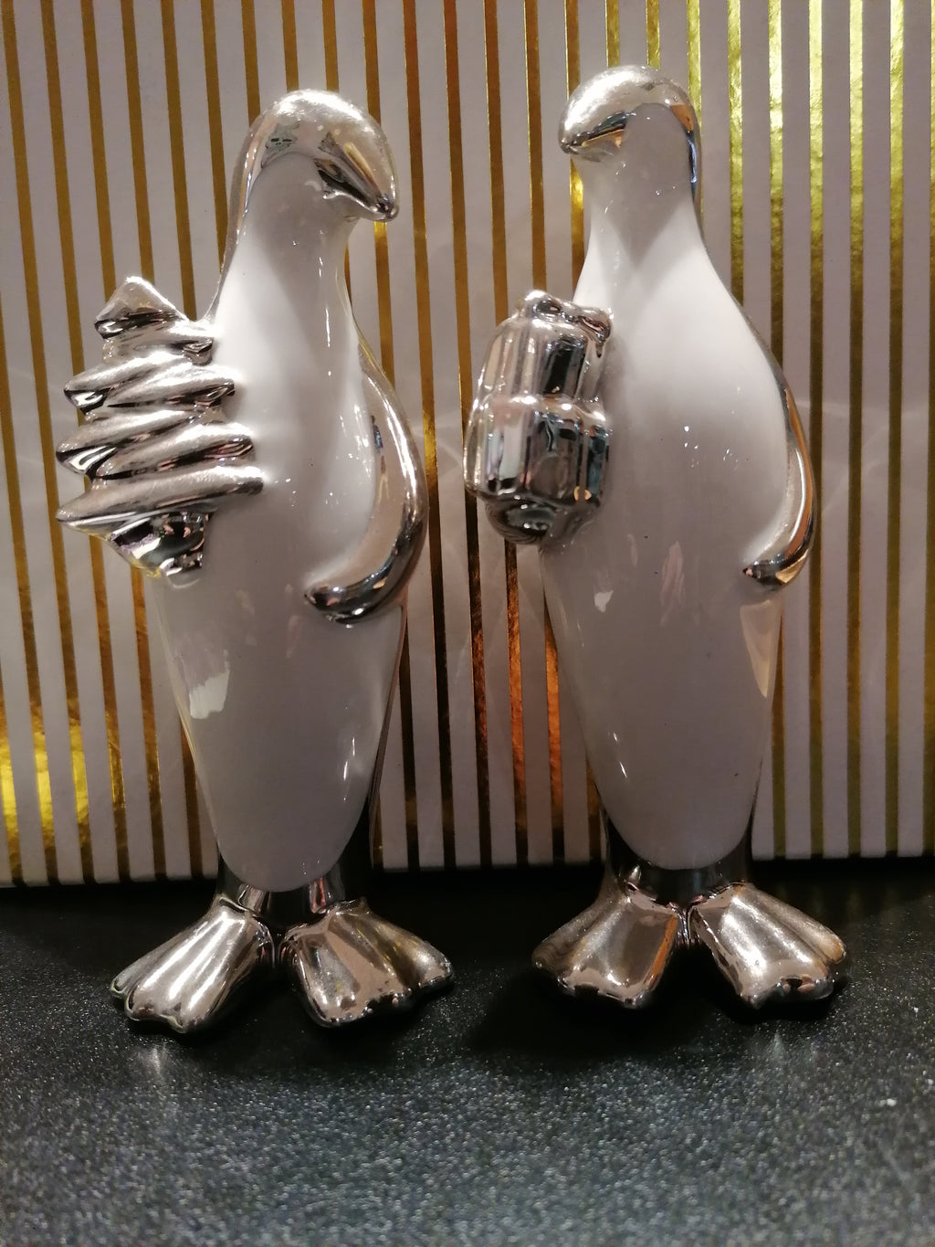Deko Pinguin-Paar