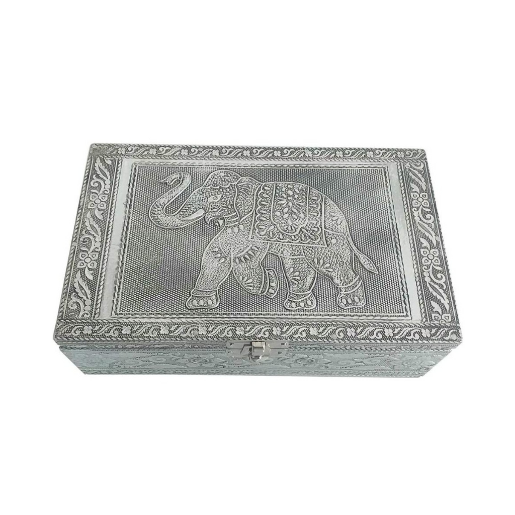 Schmuckbox Elefant, Metall