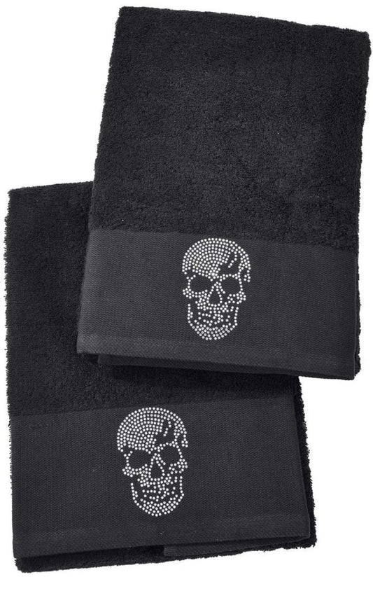 Handtuch schwarz 100% Baumwolle
