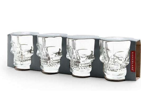 Schnapsgläser Totenkopf 4er-Set