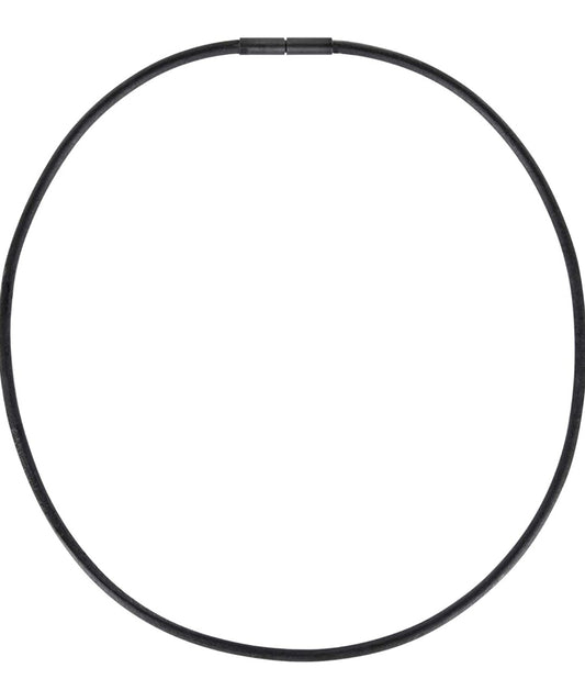 Halskette Echt Leder 60cm/3mm Tunneldrehverschluß Edelstahl